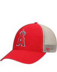 '47 Red Los Angeles Angels Flag Washed Mvp Trucker Snapback Hat At Nordstrom