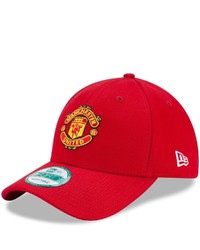 New Era Red Manchester United Basic 9forty Snapback Hat