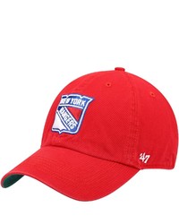 '47 Red New York Rangers Franchise Logo Fitted Hat At Nordstrom