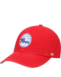 '47 Red Philadelphia 76ers Team Franchise Fitted Hat At Nordstrom