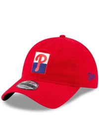 New Era Red Philadelphia Phillies Split Logo 9twenty Adjustable Hat At Nordstrom