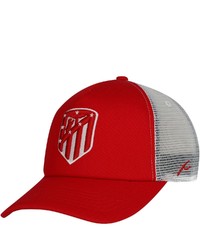 FAN INK Redwhite Atletico De Madrid Fog Trucker Snapback Hat At Nordstrom