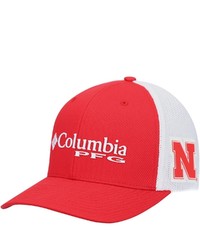 Columbia Scarlet Nebraska Huskers Pfg Snapback Adjustable Hat At Nordstrom