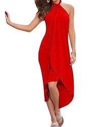 Red Beach Dress