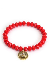 Juicy Couture Crown Coin Beaded Bracelet