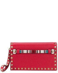 Red Beaded Clutch