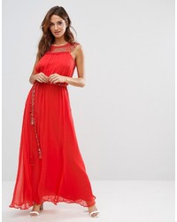 French Connection Amboseli Beaded Maxi Dress