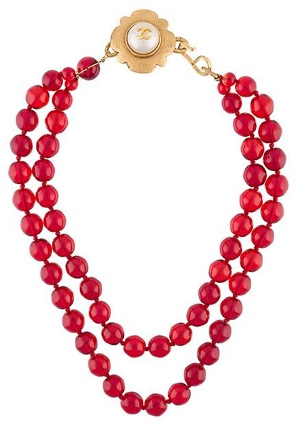 Chanel Vintage Gripoix Beaded Choker Necklace, $1,163
