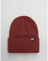 Puma Archive No 1 Beanie In Burgundy To Asos 02142802
