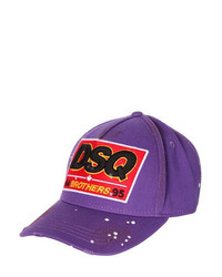 purple dsquared hat