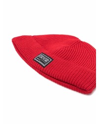 VERSACE JEANS COUTURE Logo Patch Knitted Beanie
