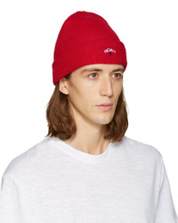Noah Red Solid Core Beanie