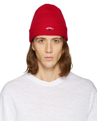 Noah Red Solid Core Beanie