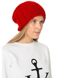 The North Circular Red Wool Chunky Beanie