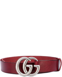 Gucci Gg Logo Buckle Belt
