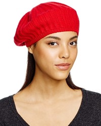 Bloomingdale's C By Cashmere Ribbed Beret