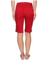 Fdj French Dressing Jeans D Lux Denim Pull On Bermuda In Red Shorts