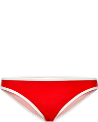 Solid Striped The Miranda Red Bikini Bottom