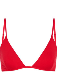 Melissa Odabash Bali Triangle Bikini Top Red