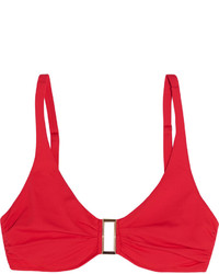 Melissa Odabash Bel Air Triangle Bikini Top Red