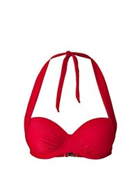 BODYFLIRT Underwired Bikini Top In Red Size 14