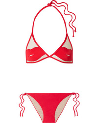Adriana Degreas Charlotte Olympia Pin Up Kiss Ed Triangle Bikini