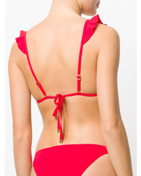 Tory Burch Frill Detail Bikini Top