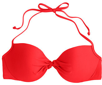 red underwire bikini top