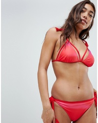 Vero Moda Geo Print Triangle Bikini Top