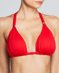 Lauren Ralph Lauren Laguna Solids Molded Cup Slider Bikini Top