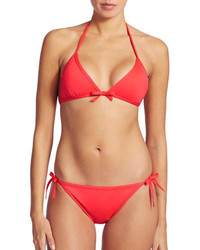 Kate Spade New York Georgica Beach Front Triangle Bikini Top