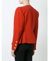 Yves Saint Laurent Vintage Collarless Blazer