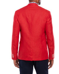 English Laundry Red Linen Sport Coat