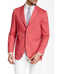 Tailorbyrd Red Two Button Notch Lapel Sports Jacket