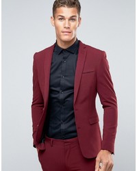 Black red outlet blazer