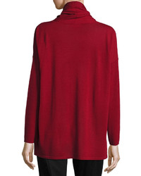 Eileen Fisher Cowl Neck Box Top