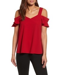 KUT from the Kloth Erika Cold Shoulder Top