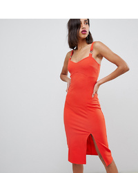 River Island Bodycon Mini Dress With In Red
