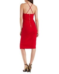 Charlotte Russe Wired Notch Bodycon Dress