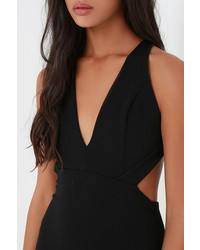 LuLu*s Like This And Like That Black Bodycon Dress