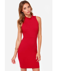 LuLu*s Only You Backless Red Bodycon Dress