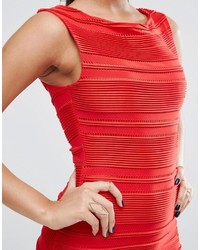 Lipsy Michelle Keegan Loves Ripple Texture Bodycon Dress