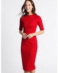 Marks and Spencer Panelling Detail Bodycon Midi Dress