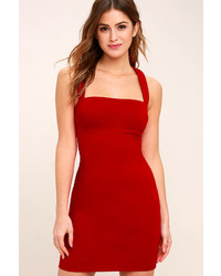 LuLu*s Play Time Red Bodycon Dress