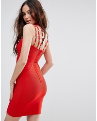 Missguided Ring Detail Bandage Dress