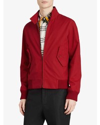 Burberry Slim Fit Tropical Gabardine Harrington Jacket
