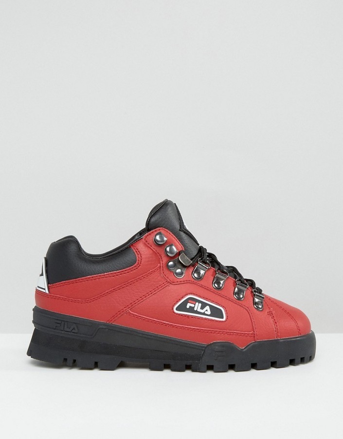 Ved afspejle uøkonomisk Fila Trailblazer Boots In Red, $151 | Asos | Lookastic