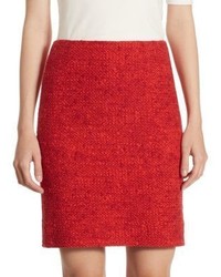 Akris Punto Boucle Jersey Mini Skirt