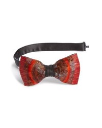 Brackish & Bell Etna Feather Bow Tie