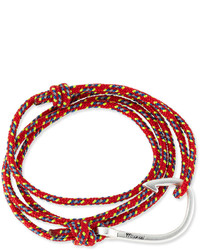 Miansai Hook Rope Bracelet Red